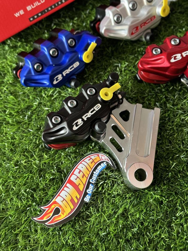 Product Introduction of Pengereman Kaliper belakang ninja R SS RR ZX M OLD 150 RCB RACING BOY S series set breket cnc dan stanhub stanlis pnp piringan disk cakram 220mm Motorcycle 2