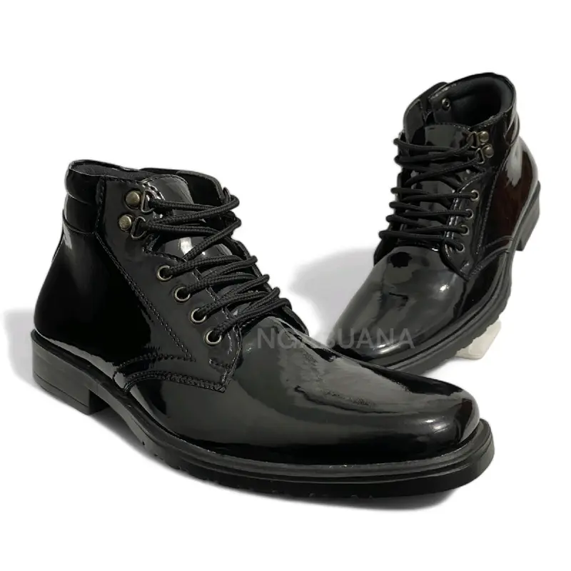 Sepatu formal pria pdh dinas pantofel tali plus resleting 6