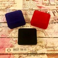 Gambar Kotak CincinBludru Merah Hitam Biru | Black Red & Blue Velvet Ring Box - Merah dari Sweetforus Kab. Blitar 5 Tokopedia