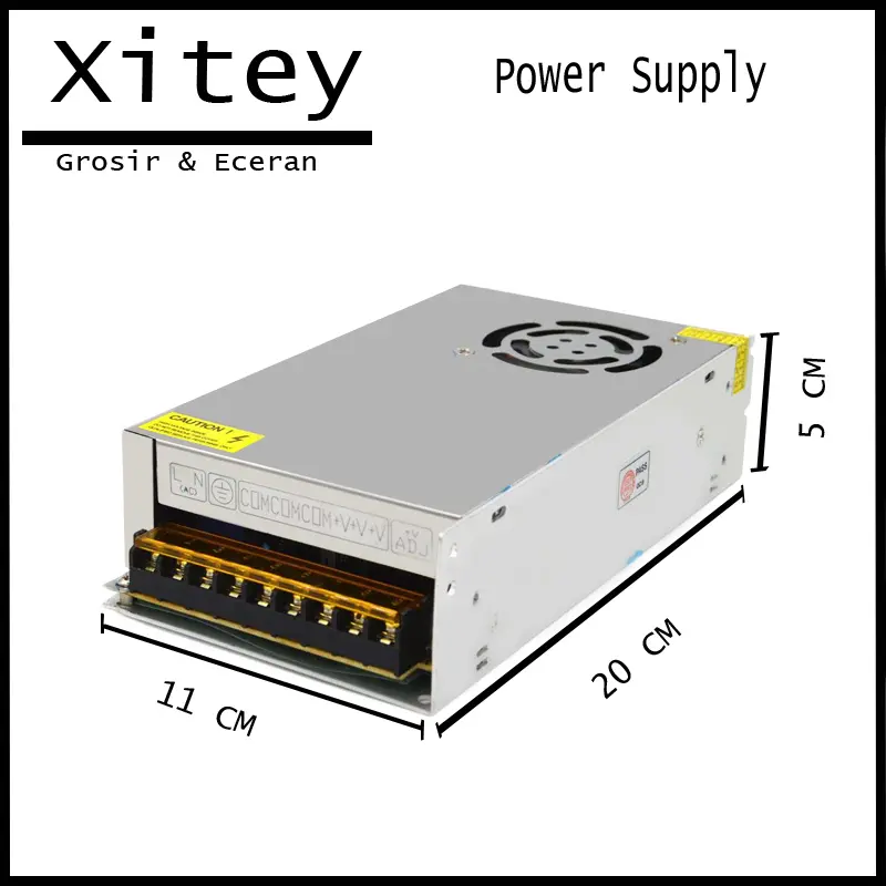 PROMO TRAVO POWER SUPPLY 12V 20a ADAPTOR 20AMPER MURNI Fan 3