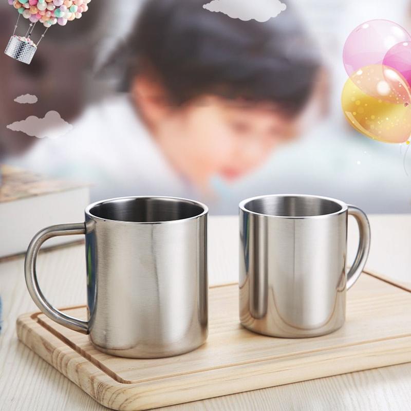 Portable Double Wall Handle Tumbler Cup Coffee Mug Tea Cup Travel Mug 3