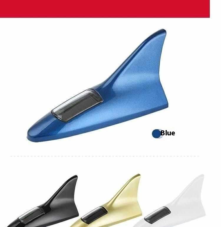 Product Introduction of Car solar flashing light decoration shark fin antenna anti rear end collision roof light LED tail wing modification warning light 10