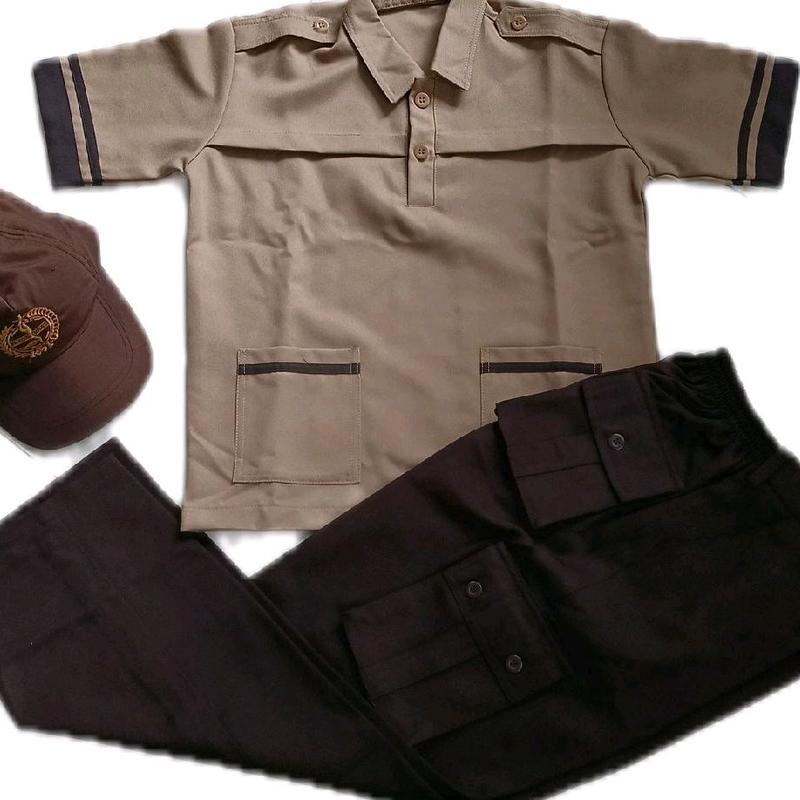 seragam sekolah baju siaga pendek anak laki2 sd /  celana pdl panjang bahan rapillo 6