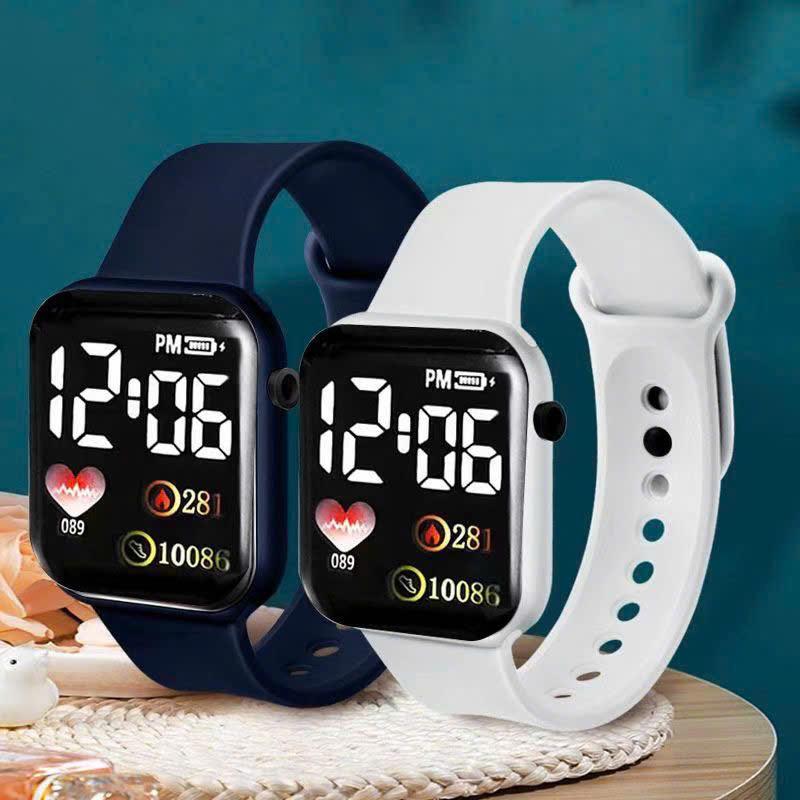 Đồng Hồ Không Thông Minh Phiên Bản Gía Rẻ Màn Hình  LED  – Đồng Hồ Đeo Tay Cho Bé Trai, Bé Gái Màn Hình Điện Tử Dễ Đọc, Thời Trang (chỉ xem ngày giờ sử dụng bằng pin ,không thông minh không gọi điện )