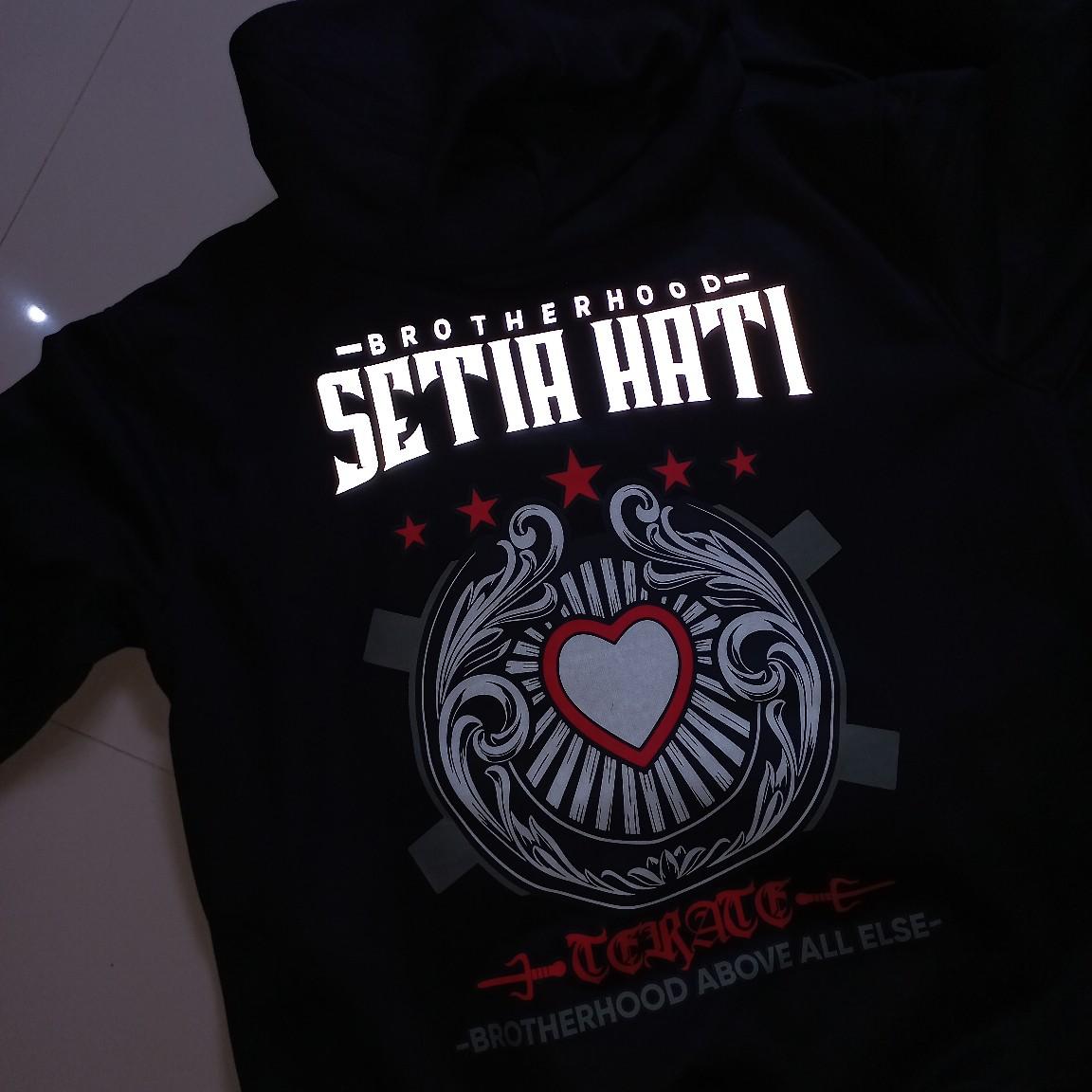 JAKET HODIE PSHT SETIA HATI TERATE REFLEKTIF VIRAL Hoodie Keren Pria