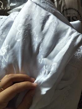 Product Review of BAHIRA - Mukena Dewasa Katun Paris Premium Bordir Putih Renda Krisdayanti from a**w 2