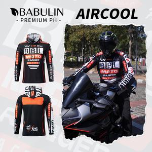 BABULIN AIRCOOL Enduro Jersey Long Sleeve Jersey With Hoodie MESH Breathable and quick-dry