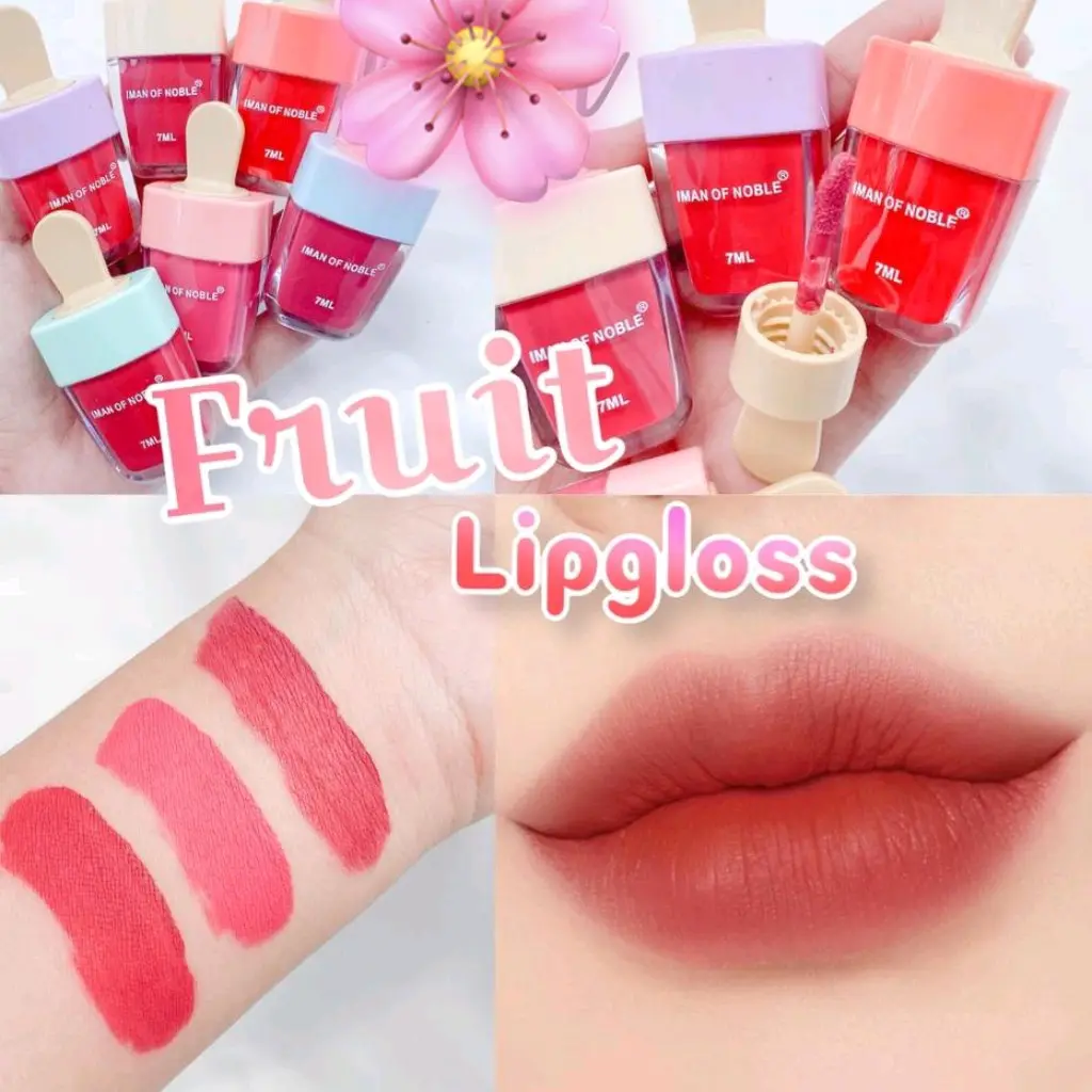 HARGA 5PCS!! LIP MATTE P7039 LIP MATTE ES CREAM MATTE Lipstick Lipstik Gloss Bibir(GAMBAR PERTAMA) Waterproof lip  matte