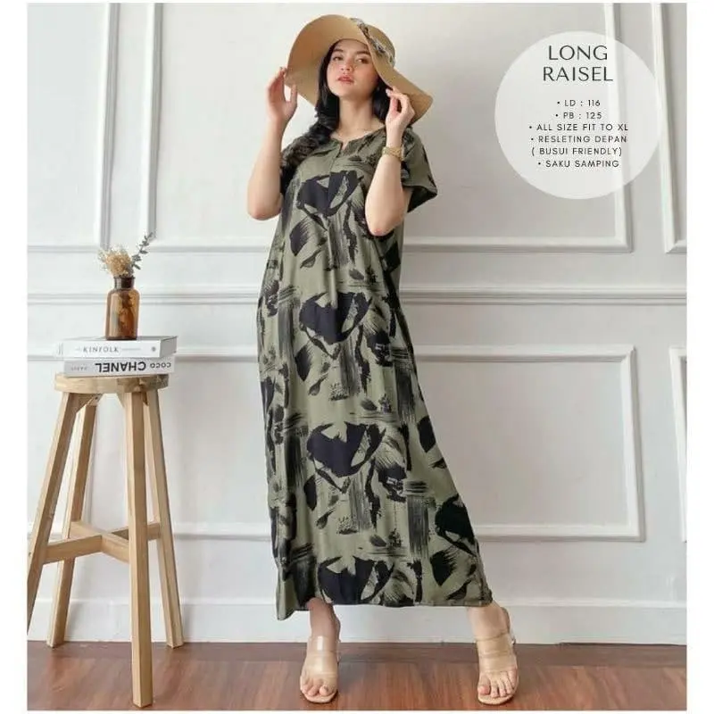 LONGDRESS RESETING STYLE BUSUI FRIENDLY LD 125 DASTER PANJANG