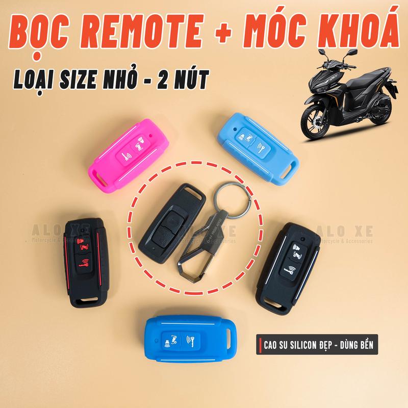 Bọc Chìa Khoá SmartKey Cao Su Silicon Dành Cho Xe Máy Stylo 160 SHi SH Mode PCX,AB Vario Lead Vision - Cao su Silicon Móc khoá Phụ kiện Móc Khoá xemay