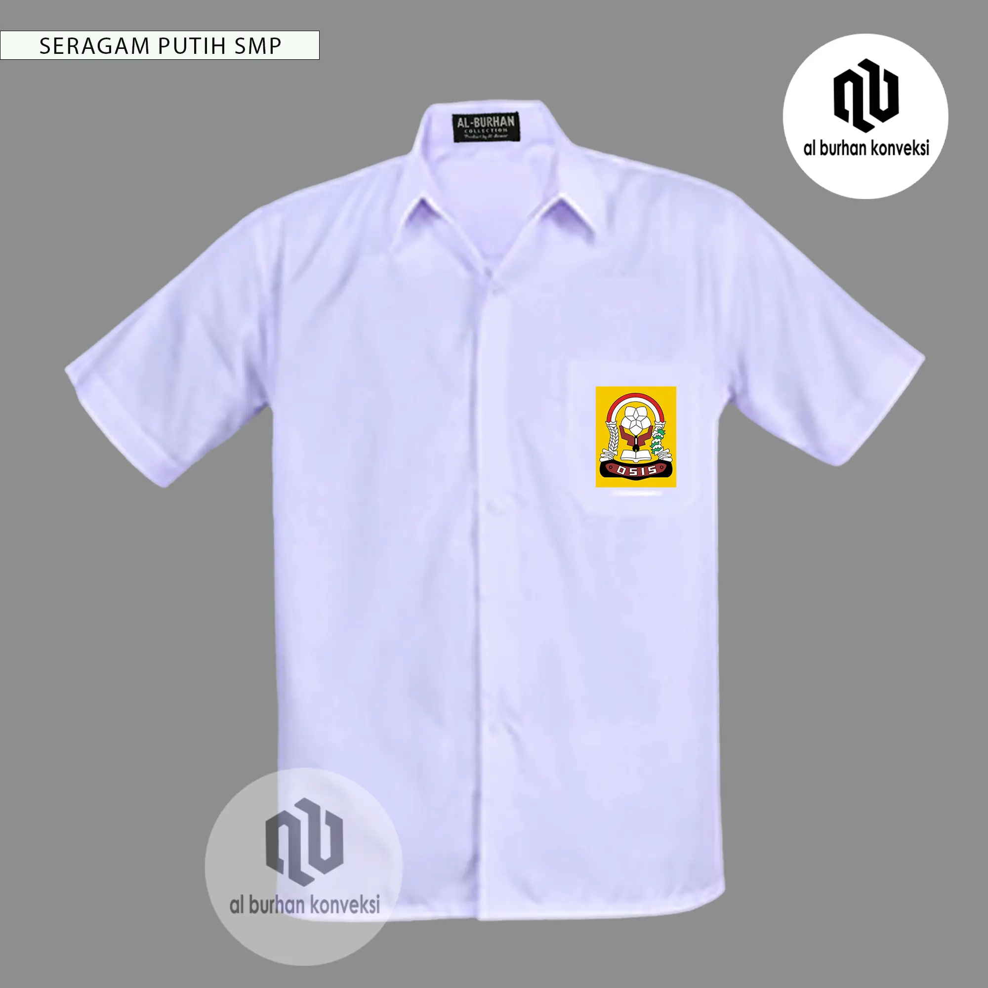 Kemeja smp baju sekolah smp seragam smp baju seragam sekolah smp putih lengan pendek