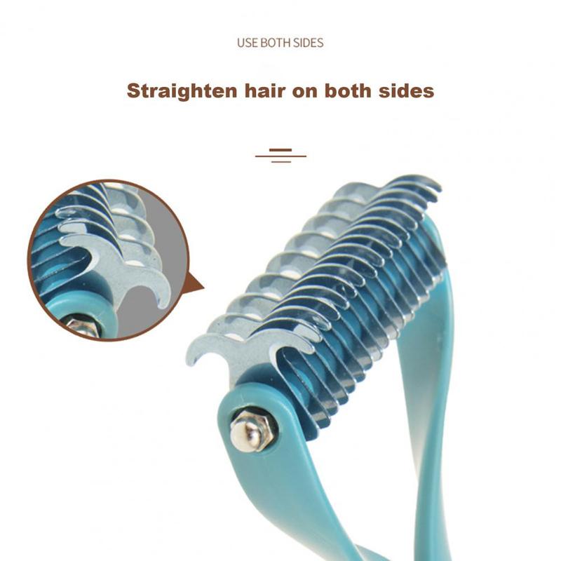 Product Introduction of Pet Hair Remover Stainless Steel Dog Brush for Small Medium Dogs Golden Retriever Border collie Pets Grooming Comb Accessories 11