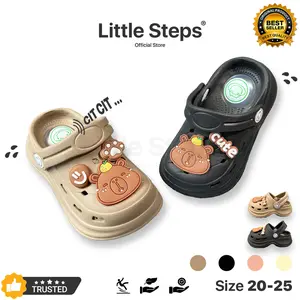 Little Steps - Sandal Baim Cit Cit Anak My Cute Capybara Viral Kekinian Anti Slip Size 20-25