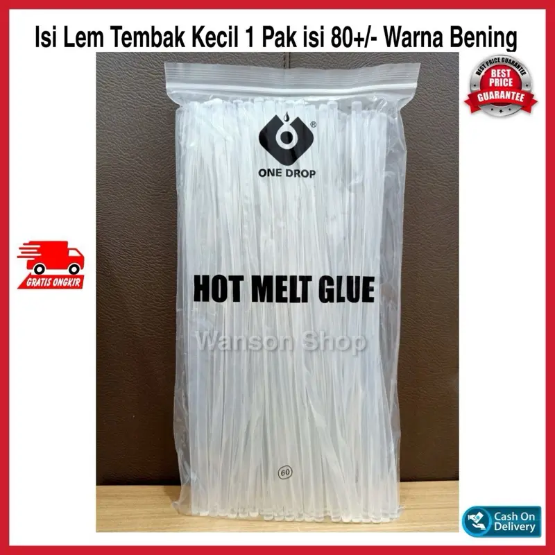 ISI LEM TEMBAK KECIL DAN BESAR 1 KG / LEM BAKAR KECIL DAN BESAR/ ISI GLUE GUN KECIL DAN BESAR 30 CM