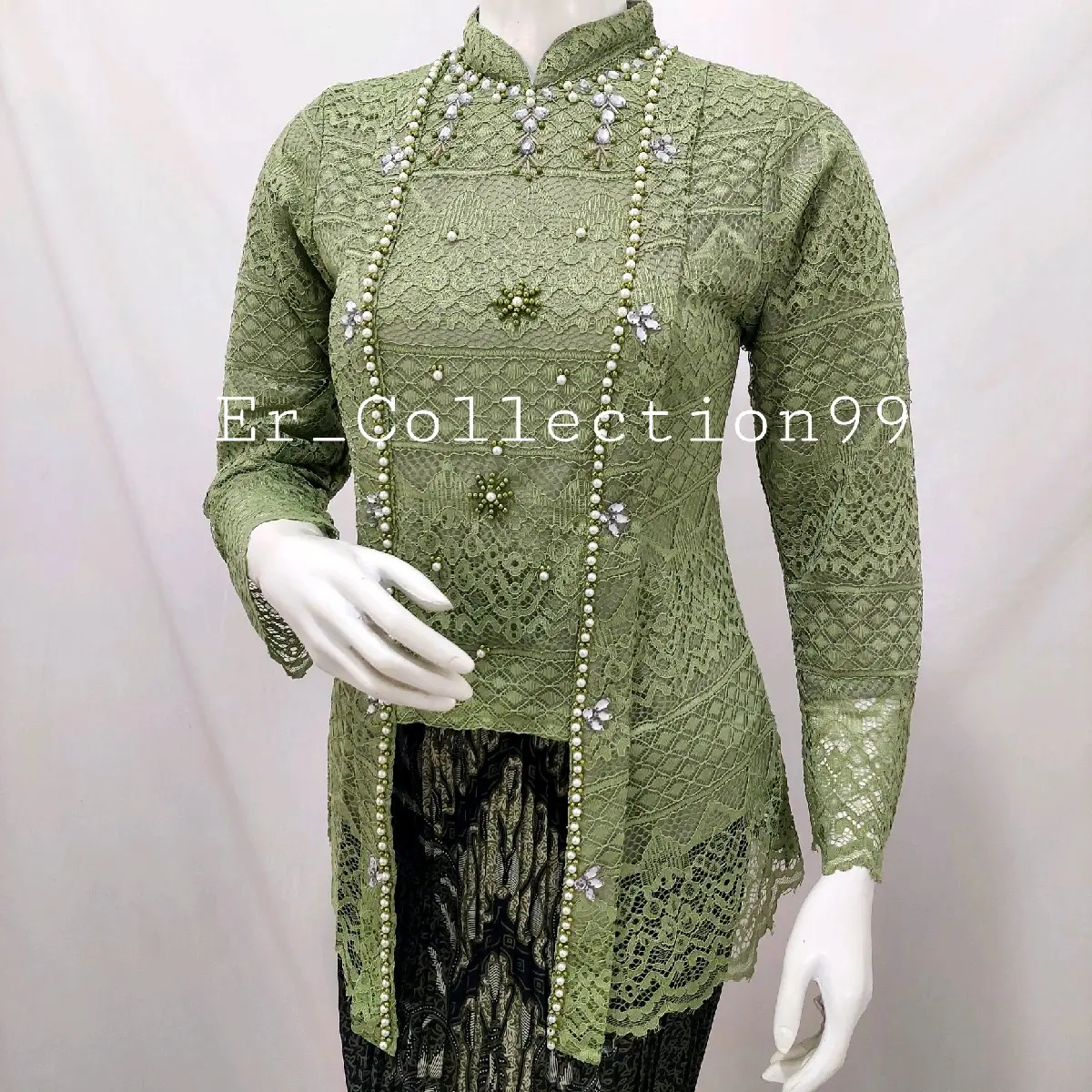 Kebaya Modern Model Kutu Baru Payet Terbaru