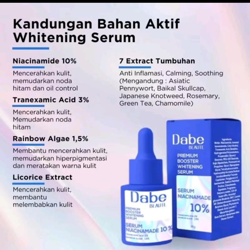 SERUM PREMIUM BOOSTER WHITENING dabe beaute 1