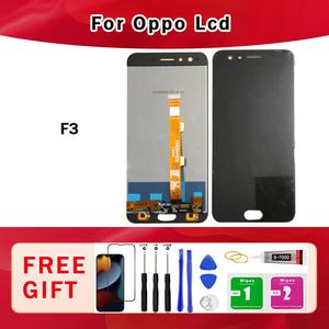 For Oppo F3 CPH1609 Lcd Phone Touch Screen Replacement,Send Protective Film,Tools and glue,Cellphone Accessory Installation,Smartphone Device.