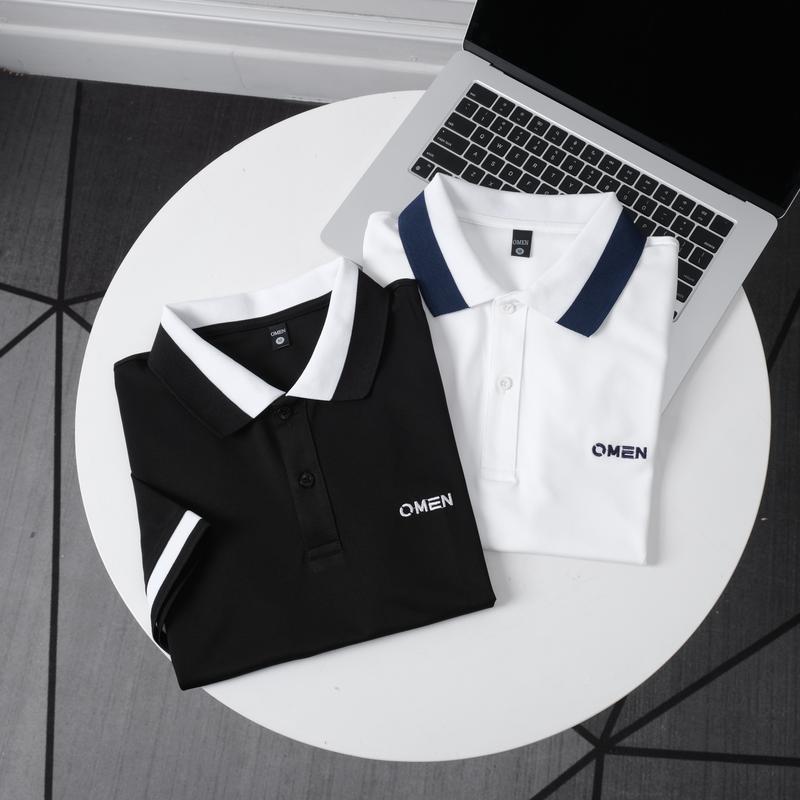   DEAL MỞ BÁN  Combo 2 áo Polo Omen vải cá sấu poly Thái thêu chữ sang trọng OMP.14- Live 