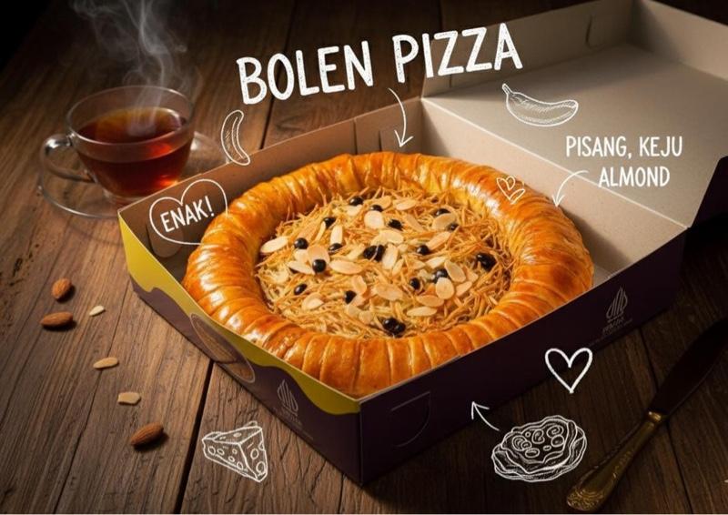 Bolen pizza diameter 22cm Food