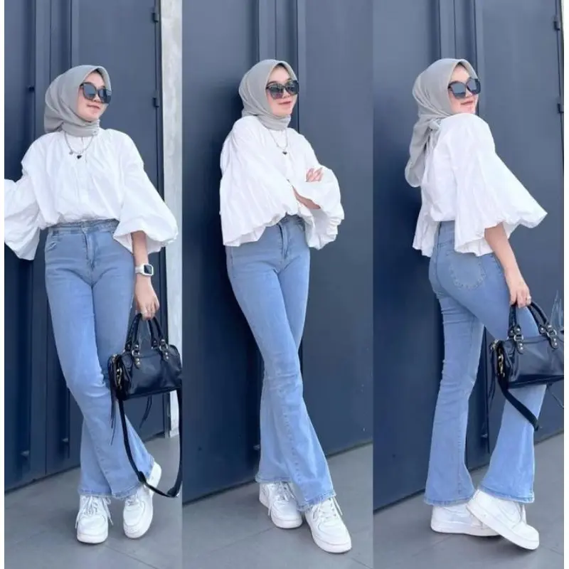 Atasan Blouse Miyazz Atasan Wanita Terbaru tangan Balon