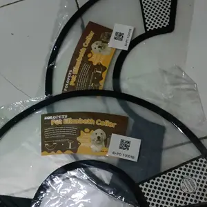 FOLOPETS Elizabeth Cone E-Collar Pet Cat Dog Adjustable Safety Collar Circle Head Cover Bit