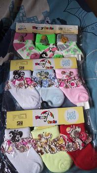 Product Review of Kaos Kaki Anak Paket Isi 3pcs Pendek Warna-Warni Motif Umur 0-12 Bulan | Tompege Baby Socks | Kos Kaki from R**e 0