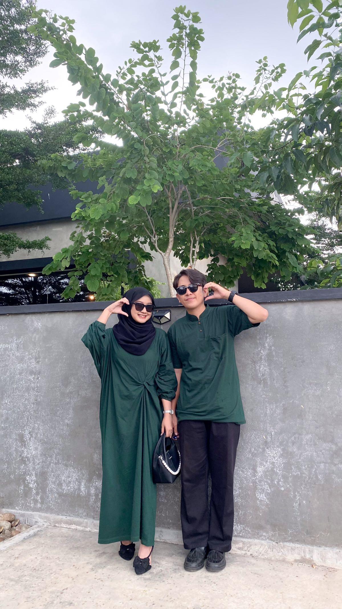 Zaenaaf Raya Couple by hagia | sudah sepasang dress abaya | Koko | Oblong