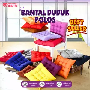 Bantal Alas Duduk Bantal Duduk Lesehan Bantal Duduk Kursi Bantal Mobil Nyaman Empuk Isian Silicon Best Seller