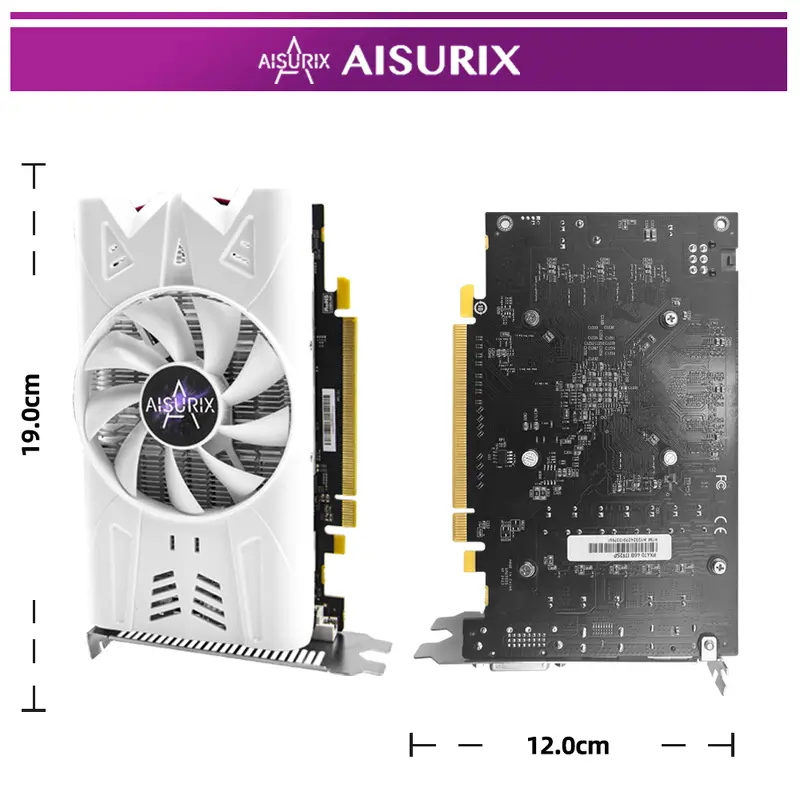 AISURIX VGA Card RX 470 4GB DDR5 1792SP 256BIT HDMI RX470 Video Card 6