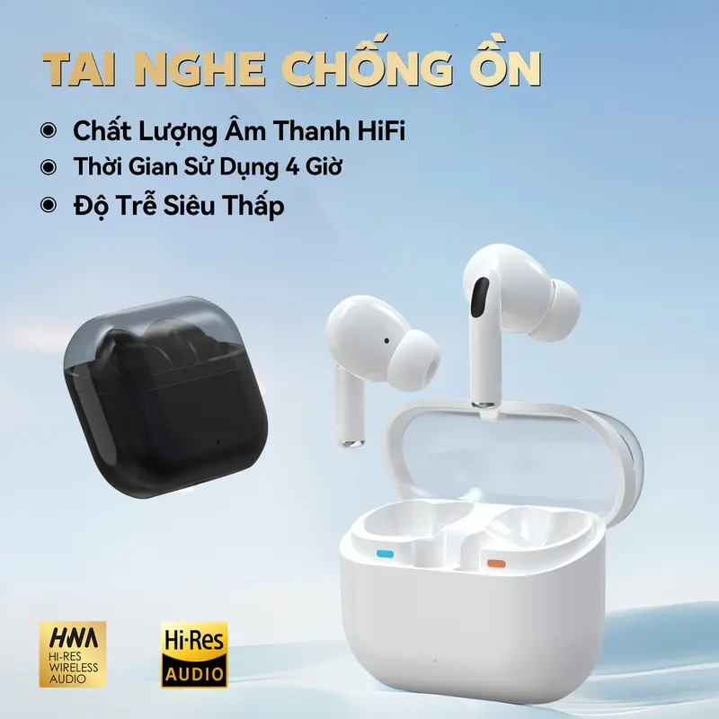 X8 Mới Nhất ANC Tai Nghe [2 Quà tặng] 1 Nhãn dán hoạt hình+1 Bao tay chơi game, Thiết kế kho trong suốt, Âm thanh nổi cấp độ HiFi, Mic tích hợp chống nước IPX5, Giảm tiếng ồn, Với iPhone và Android | BigBuy360 - bigbuy360.vn