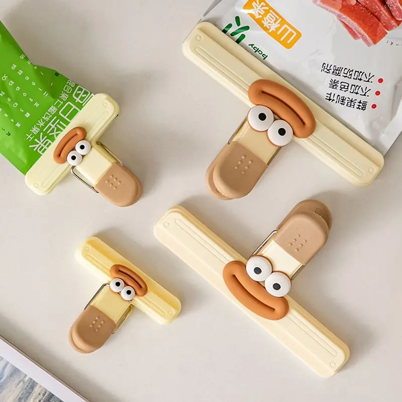 Food Sealing Clips Sealing Clips Kitchen Snacks Small Clips Household Food Fresh-keeping Bags Tea Sealing Clips Potato Chips Utensils Seasoning