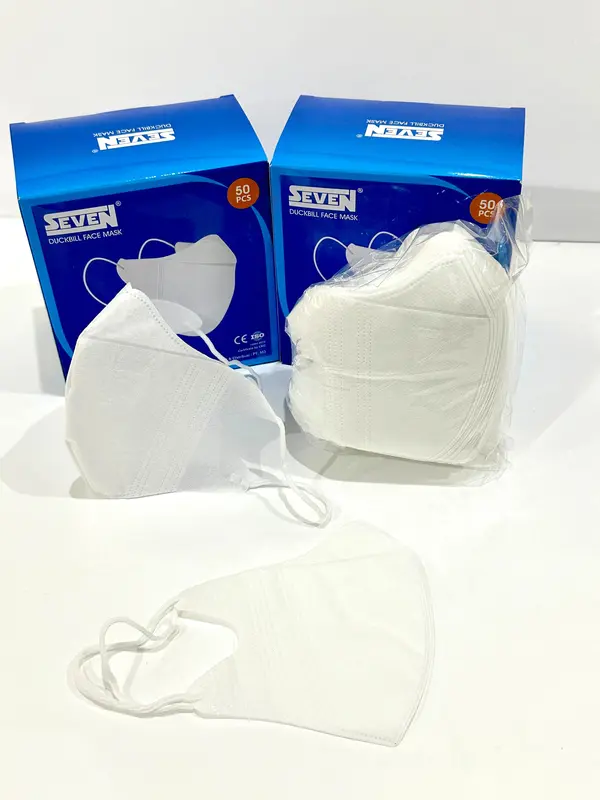Masker Seven Duckbill 4ply isi 50 / Masker Duckbill 4 ply 4
