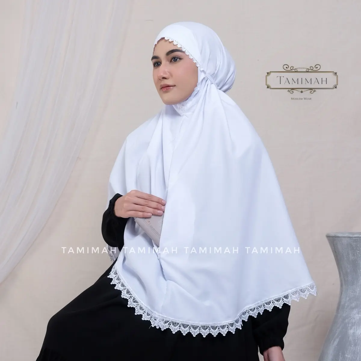 Bergo Hijab Adem Katun Premium Untuk Hajian Umroh Dan Sehari Hari