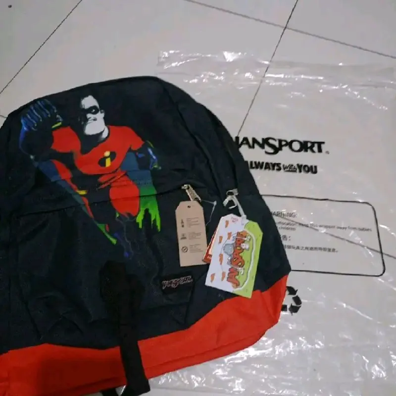 Ransel Jasport Premium Full JS Full Embos untuk Wanita dan Pria - Backpack, Sekolah, Ringan dan Tahan Lama 5