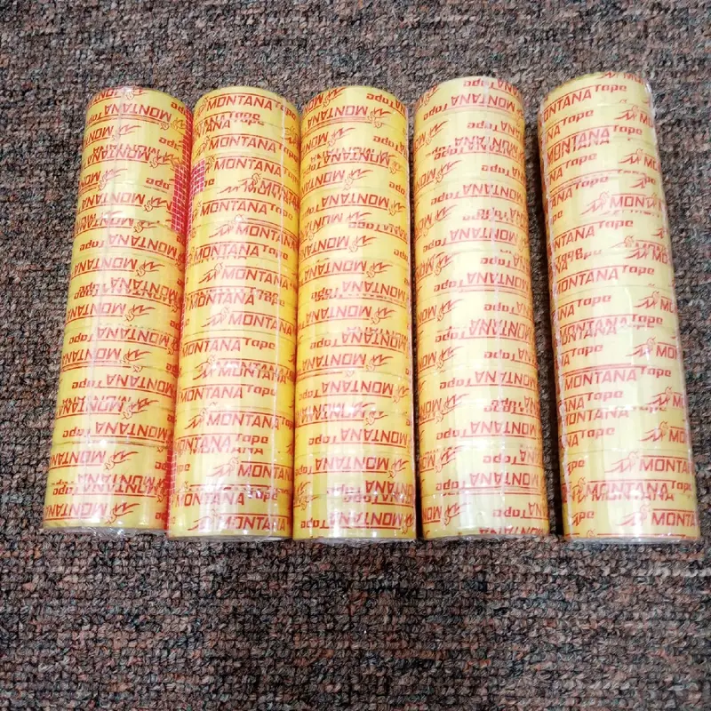 lakban putih/isolasi kado 5 lusin { isi 60pcs } 1