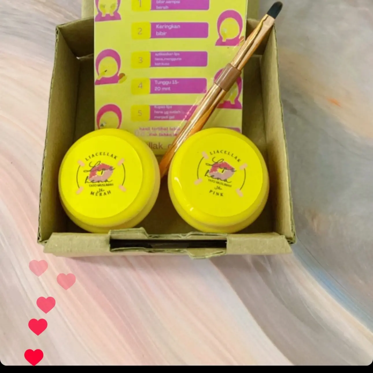 hena bibir muslimah halal