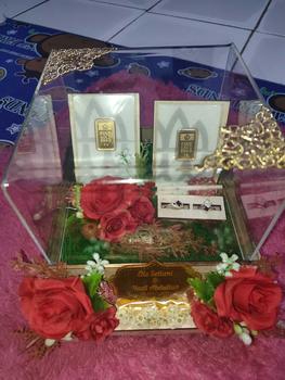 Product Review of Treasure Artificial Kotak Hantaran Perhiasan Fullset Free Custom Nama from S**i C**n 0