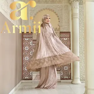 MOTIF TERBARU / Mukena Armany Jaguard / Renda bawah / Mukena jumbo / Mukena mewah