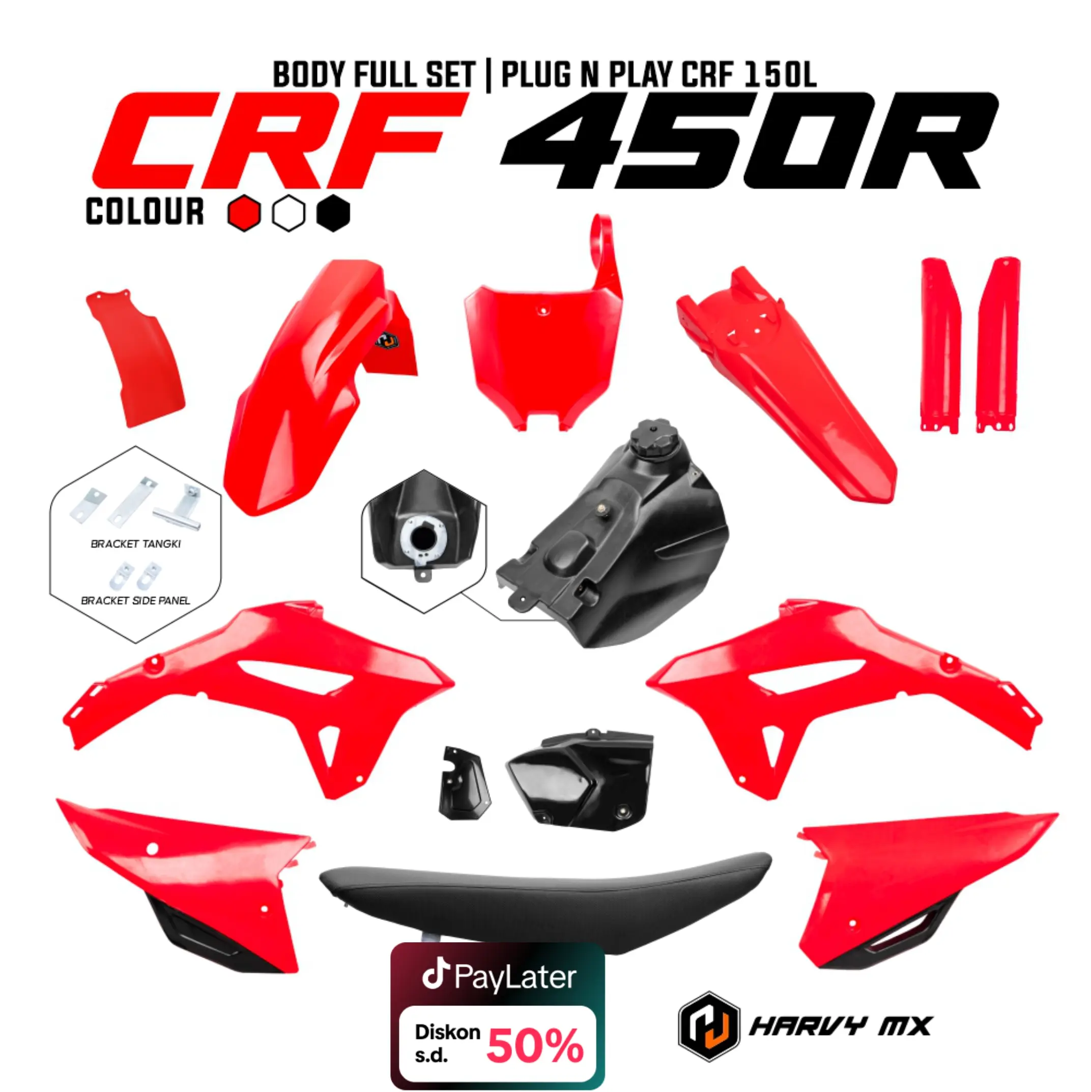 HARVYMX Body Set CRF 450 R Pnp CRF 150L