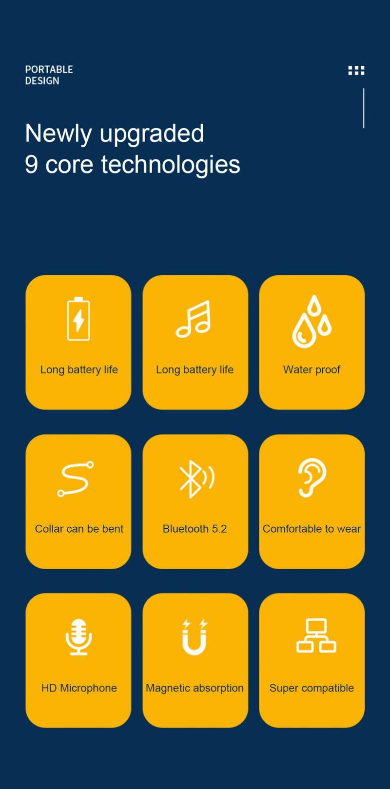 Product Introduction of Fone Cute Cool Bluetooth Earphones Wireless Headphones Magnetic Sport Neckband Neck-hanging TWS Earbuds Wireless Blutooth Headset with Mic NEW 23