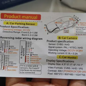 Kamera Mundur Parkir Mobil Kamera Belakang Mobil Universal HD 170 Derajat Waterproof Mundur Mobil Night Vision HD Terbaru