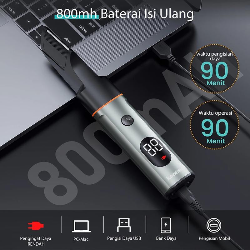 Kensen Alat Cukur Elektrik Kumis & Jenggot - All Body Trimmer/Shaver 9