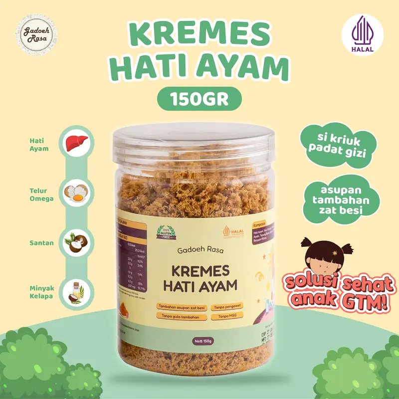 Kremes Hati Ayam Premium Gadoeh Rasa Food 0