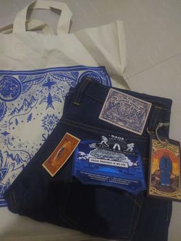 Product Review of Sage Genesis Series : 15oz Indigo x Blue Ultimate Quality Projectile Loomed Denim from c**o 0