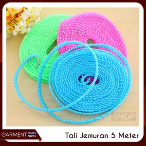 Tali Jemuran Unik Lubang 5 Meter Clothes Line Praktis