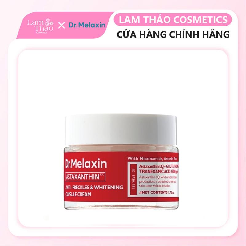 Kem Dưỡng Dr Melaxin Astaxanthin Anti Freckles & Whitening Capsule Cream