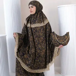 Mukena Amara 2in1 Katun Foil Gliter Susun Renda Mewah Cantik