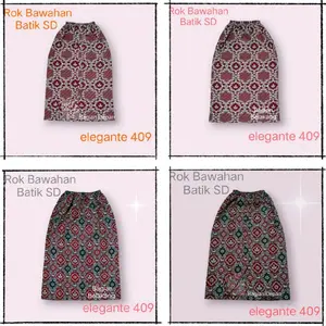 Rok Bawahan Seragam Kebaya Encim Anak SD Fashion Bordir