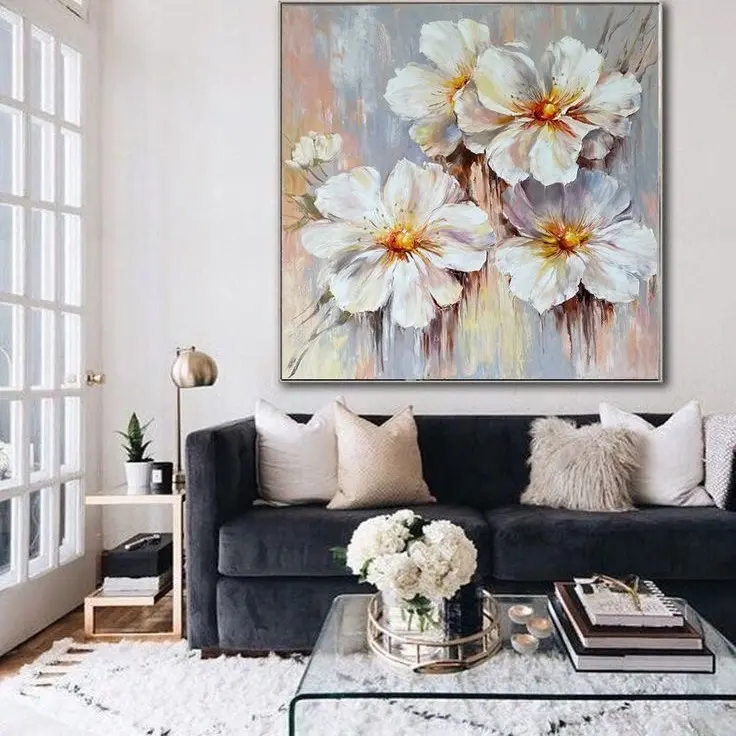 Walldecor bunga 60 x 60cm 2