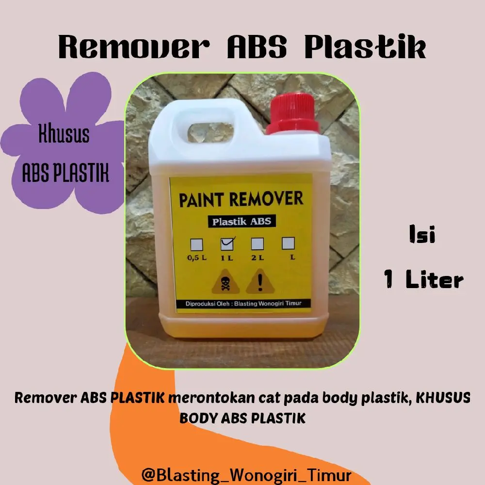 REMOVER BODY PLASTIK ABS KHUSUS PULAU JAWA bali dan lampung